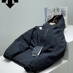 Descente Cotton-Padded Coat Blue Cotton Down High Cost Performance Easy To Match Winter