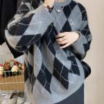 Hazzys Sweater Red Wool Merino Cable Knit High-Quality Materials