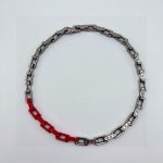 Louis Vuitton Necklace Red Lace