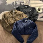Lacoste Outerwear Red Cotton Autumn Winter Early Deep