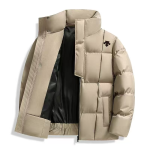 Descente Down Jacket Red Cotton Silk Wool Waterproof Tape Urban Commuting Outdoor Winter