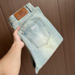 Chrome Hearts Jeans Ash Denim High-End Quality Autumn Winter Embroidery