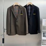 Fendi Suits Ash Cashmere Simple Design High-End Style Autumn Winter