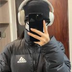 Adidas Down Jacket Red Feather Duck Exquisite Workmanship Winter