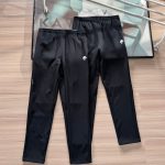 Descente Trousers Black Fleece Woven Fabric Daily Commute Winter