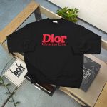 Dior Hoodie Red Easy To Match Simple Design Autumn Winter