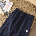 Descente Trousers Red Fleece Functional Outdoor Autumn Winter Zippered Pocket
