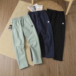 Descente Trousers Red Fleece Functional Outdoor Autumn Winter Zippered Pocket