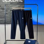 Descente Trousers Red Fleece Exquisite Workmanship Suitable For All Body Types Lightweight Outdoor Adjustable Waistband Zippered Pocket