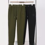 Burberry Trousers Red Fleece
