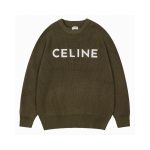 Celine Sweater Red Embroidery