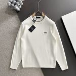 Zegna Wool Sweater Red Silk Autumn Winter And Embroidery