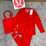 Lululemon Set Red Autumn Winter