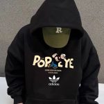 Adidas Hoodie Red Cotton Fleece Fabric