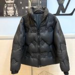 Louis Vuitton Down Jacket Black Down-Proof Fabric