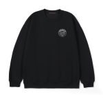 Louis Vuitton Hoodies Red Cotton Fleece Fabric Embroidery