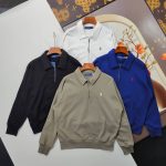 Ralph Lauren Shirts Red Eva Cotton Pure Simple And Versatile Exquisite Workmanship Easy To Match Minimalist Style Autumn Winter Embroidery Visually Elongates