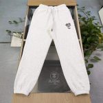 Nike Sweatpants Red Cotton Pure Fleece Fabric