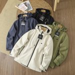 Descente Jacket Green Fleece Outdoor Windproof Winter Cuffs