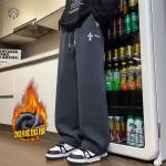 Chrome Hearts Sweatpants Green Cotton Fleece
