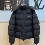 Prada Down Jacket Red Goose Winter