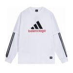 Balenciaga Long-Sleeved Red Embroidery