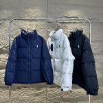 Ralph Lauren Down Jacket Red Duck Nylon Winter Embroidery