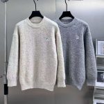 Hazzys Sweater Red Wool Clean And Neat Simple Style Sophistication Autumn Winter Embroidery