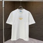 Prada Short-Sleeved T-Shirt Red Cotton Pure Autumn Winter