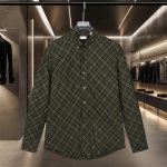 Burberry Long-Sleeved Shirt Red Cotton