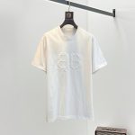 Balenciaga Short Sleeves Red Cotton Pure