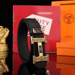 Hermes Ruler Ash Deerskin High-End Quality