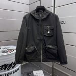 Prada Outerwear Black Delicate And Soft To The Touch Autumn Winter