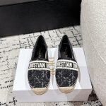 Dior Slippers Red Rubber Jacquard Spring Summer Embroidery