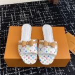 Louis Vuitton Sandals Sheepskin Cowhide Denim Spring Summer