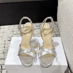 Dior Fork Silk Genuine Leather Spring Summer