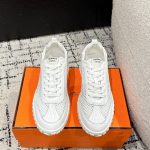 Hermes Sneakers Color Goatskin Suede Cowhide