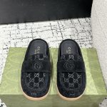 Gucci Baotou Tuo Sheepskin Suede Rubber Spring Summer