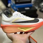 Nike Sneakers Orange Carbon Fiber Plate Running Summer Heel Stabilizer