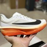 Nike Sneakers Orange Carbon Fiber Plate Running Summer Heel Stabilizer