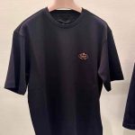 Prada Short-Sleeved T-Shirt Red Cotton Mercerized Spring Summer