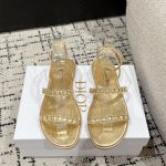 Dior Sandals Color Genuine Leather Sheepskin Cowhide Spring Summer