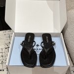 Prada Sandals Genuine Leather Sheepskin Spring Summer