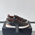 Zegna Cowhide Sneakers For Fall