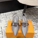 Louis Vuitton Sandals Genuine Leather Sheepskin Cowhide