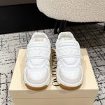 Valentino Sneakers Red Top-Grain Cowhide Sheepskin