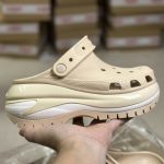 Crocs Sneakers Pink Rubber Outsole Summer