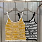 Miu Miu Jacquard Tank Top