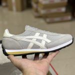 Onitsuka Tiger Sneakers Red Eva Mesh Rubber Outsole Minimalist Style Daily Commute Light Exercise Lightweight And Breathable