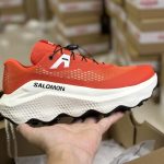 Salomon Sneakers Red Rubber Running Daily Commute